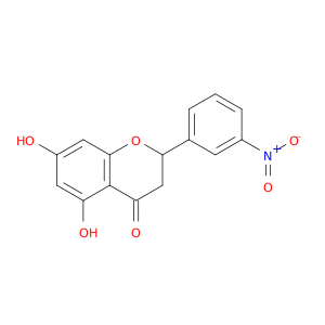 4H-1-Benzopyran-4-one, 2,3-dihydro-5,7-dihydroxy-2-(3-nitrophenyl)-