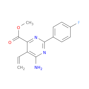 Methyl 6-amino-2-(4-fluorophenyl)-5-vinylpyrimidine-4-carboxylate