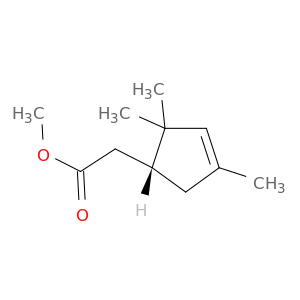 3-Cyclopentene-1-acetic acid, 2,2,4-trimethyl-, methyl ester, (R)-