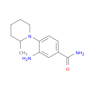 3-AMINO-4-(2-METHYL-1-PIPERIDINYL)BENZAMIDE