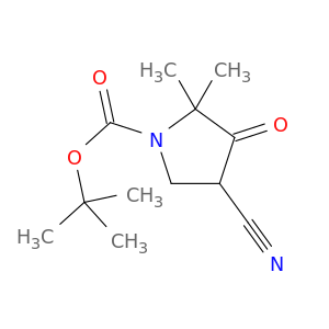 4-氰基-3-羟基-2,2-二甲基-2,5-二氢-1H-吡咯-1-羧酸叔丁酯