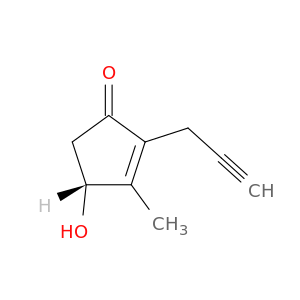 2-Cyclopenten-1-one, 4-hydroxy-3-methyl-2-(2-propynyl)-, (R)-