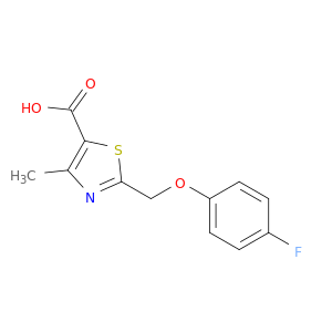 2-(4-Fluorophenoxymethyl)-4-methyl-1,3-thiazole-5-carboxylic Acid