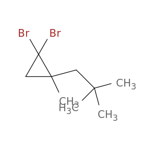 Cyclopropane, 1,1-dibromo-2-(2,2-dimethylpropyl)-2-methyl-