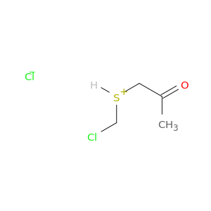 Sulfonium, chloromethyl(2-oxopropyl)-, chloride
