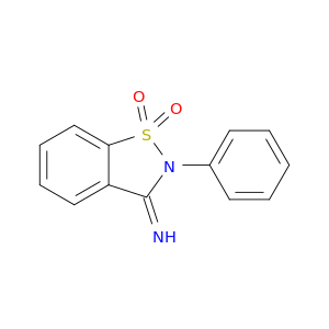 1,2-Benzisothiazol-3(2H)-imine, 2-phenyl-, 1,1-dioxide