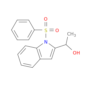 α-甲基-1-(苯磺酰基)-1H-吲哚-2-甲醇