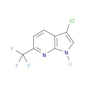 3-氯-6-(三氟甲基)-1H-Pyrrolo[2,3-B]吡啶