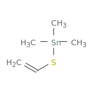 Stannane, (ethenylthio)trimethyl-