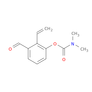 Carbamic acid, dimethyl-, 2-ethenyl-3-formylphenyl ester