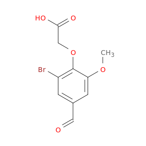 (2-溴-4-甲酰基-6-甲氧基苯氧基)乙酸