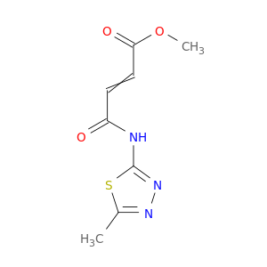 4-((5-METHYL-1,3,4-THIADIAZOL-2-YL)AMINO)-4-OXO-2-BUTENOIC ACID METHYL ESTER
