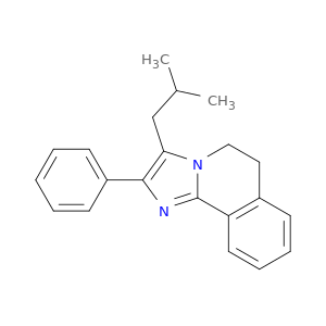 Imidazo[2,1-a]isoquinoline, 5,6-dihydro-3-(2-methylpropyl)-2-phenyl-