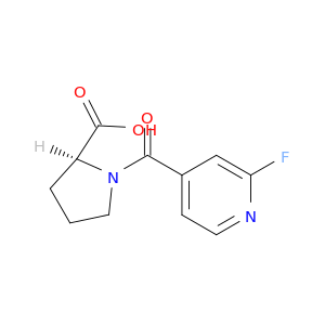 L-Proline,1-[(2-fluoro-4-pyridinyl)carbonyl]-