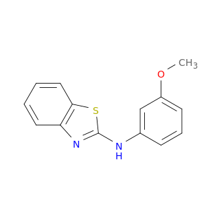 N-(3-甲氧基苯基)-2-苯并噻唑胺