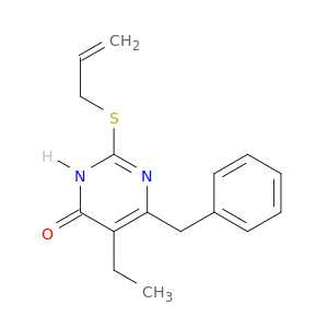 6-benzyl-5-ethyl-2-(prop-2-en-1-ylsulfanyl)pyrimidin-4-ol