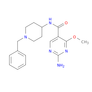 5-Pyrimidinecarboxamide,2-amino-4-methoxy-N-[1-(phenylmethyl)-4-piperidinyl]-