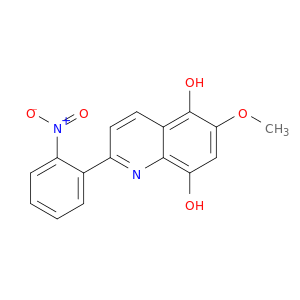 5,8-Quinolinediol, 6-methoxy-2-(2-nitrophenyl)-