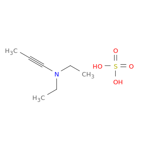 Propyn-1-amine, N,N-diethyl-, sulfate (1:1)