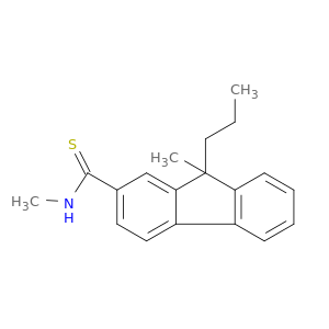 9H-Fluorene-2-carbothioamide, N,9-dimethyl-9-propyl-