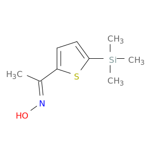 Ethanone, 1-[5-(trimethylsilyl)-2-thienyl]-, oxime, (1E)-