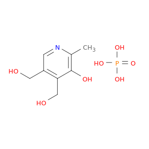 3,4-吡啶二甲醇,5-羟基-6-甲基-,磷酸盐(盐)