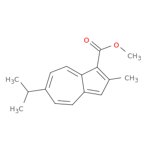 1-Azulenecarboxylic acid, 2-methyl-6-(1-methylethyl)-, methyl ester