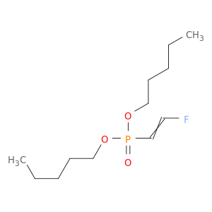 Phosphonic acid, (2-fluoroethenyl)-, dipentyl ester