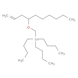 Stannane, tributyl[[[1-(2-propenyl)heptyl]oxy]methyl]-