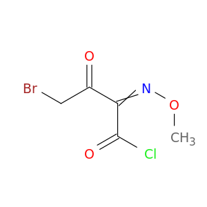 Butanoyl chloride,4-bromo-2-(methoxyimino)-3-oxo-