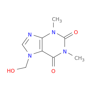 1H-Purine-2,6-dione, 3,7-dihydro-7-(hydroxymethyl)-1,3-dimethyl-