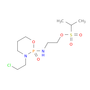 2-Propanesulfonic acid,2-[[3-(2-chloroethyl)tetrahydro-2-oxido-2H-1,3,2-oxazaphosphorin-2-yl]amino]ethylester