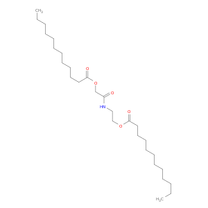 Dodecanoic acid,2-[[[(1-oxododecyl)oxy]acetyl]amino]ethyl ester (9CI)