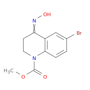 6-BROMO-3,4-DIHYDRO-4-(HYDROXYIMINO)-1(2H)-QUINOLINECARBOXYLIC ACID METHYL ESTER