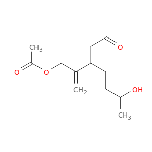 Heptanal, 3-[1-[(acetyloxy)methyl]ethenyl]-6-hydroxy-