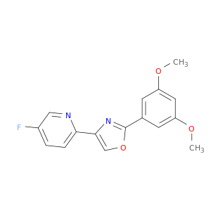 Pyridine, 2-[2-(3,5-dimethoxyphenyl)-4-oxazolyl]-5-fluoro-