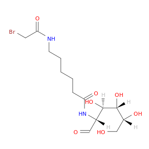 2-({6-[(bromoacetyl)amino]hexanoyl}amino)-2-deoxy-d-glucose