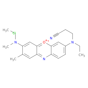 苯氧吡啶-5-IuM,7-[(2-氰基乙基)乙基氨基]-3-(乙基甲基氨基)-2-甲基-,氯化物(1：1)