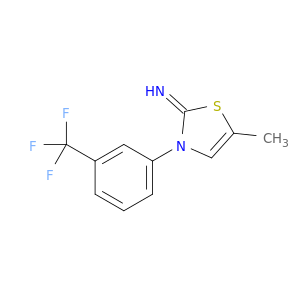 2(3H)-Thiazolimine, 5-methyl-3-[3-(trifluoromethyl)phenyl]-