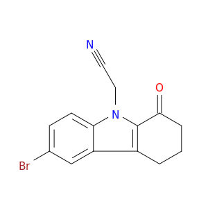 9H-Carbazole-9-acetonitrile, 6-bromo-1,2,3,4-tetrahydro-1-oxo-