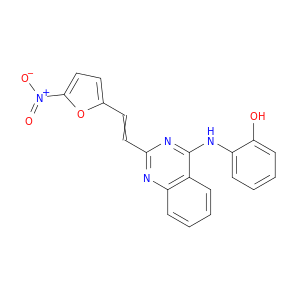 Phenol, 2-[[2-[2-(5-nitro-2-furanyl)ethenyl]-4-quinazolinyl]amino]-