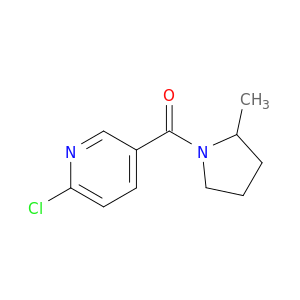Pyrrolidine, 1-[(6-chloro-3-pyridinyl)carbonyl]-2-methyl-