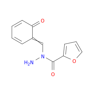 N-[(6-oxo-1-cyclohexa-2,4-dienylidene)methyl]furan-2-carbohydrazide