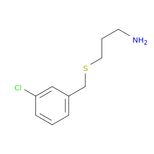 3-((3-Chlorobenzyl)thio)propan-1-amine