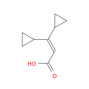 3,3-dicyclopropylprop-2-enoic acid