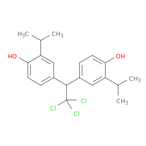 4,4'-(2,2,2-trichloroethane-1,1-diyl)bis[2-(propan-2-yl)phenol]