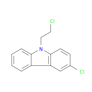 9H-Carbazole, 3-chloro-9-(2-chloroethyl)-
