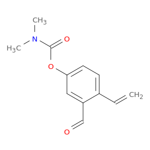 Carbamic acid, dimethyl-, 4-ethenyl-3-formylphenyl ester