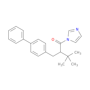 1H-Imidazole, 1-[2-([1,1'-biphenyl]-4-ylmethyl)-3,3-dimethyl-1-oxobutyl]-
