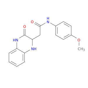 1,2,3,4-四氢-N-(4-甲氧基苯基)-3-氧代-2-喹喔啉乙酰胺
